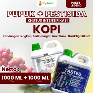 Pupuk Topfarm / Pupuk Khusus Pohon Kopi / Pupuk Cair Khusus Tanaman Kopi / Pupuk Khusus Buah Kopi / Obat Hama Semut Ulat Kopi / Obat Semprot Hama Daun dan Buah Kopi / Obat Untuk Hama Jamur Putih Buah Kopi