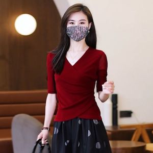 Fashionable Slimming Skirt Set Womens 2024 New Style Asymmetrical Top Halter Neck Mini Dress Two-Piece Ensemble