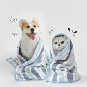 HOOPET | Soft Absorbent Pet Bath Towel