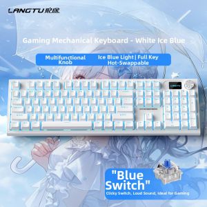 Microstep | Triple-Mode Wired Wireless Bluetooth Mechanical Keyboard Hot-Swappable RGB Display