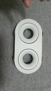 JOYINLED 4 ĐÈN LED 2 Đầu Đèn LED Âm Trần Downlight Khung GU10 Đui Đèn Có Thể Điều Chỉnh Đèn Ốp Trần Gắn Chân Đế Tự Vô Trụ