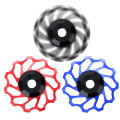 11T 13T 17T MTB Bicycle Rear Derailleur Jockey Wheel Ceramic Bearing Pulley CNC Road Bike Guide Roller ldler 4mm 5mm 6mm. 