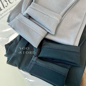 High Waist Fleece Lined Yoga Pants Womens Fitness Tummy Control Butt Lifting Shark Skin Bottoming Slimming Exercise Trousers