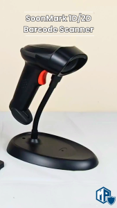 SoonMark Barcode Scanner 1D/2D | Wireless Bluetooth Scanner | Cashier Scanner | QR Code Scanner | POS Scanner Barcode