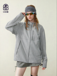 NOTHOMME | Áo Khoác Không Mũ Trùm Đầu Bằng Vải Fleece Chống Vi khuẩn Nam