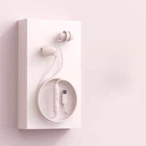 Original Sleep Wired In-Ear Headphones Type-C Interface Noise Reduction High Sound Quality Mobile Phone round Hole Earbuds