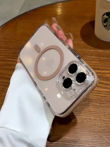 Desert Titanium 2 Shockproof Shield Phone Case untuk iPhone 13 14 15 16 Pro Max 16 Clear Casing Transparent Cover