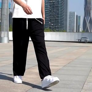 Celana Panjang Pria Oversize Loose Pants Korean Style Longgar Gombrang Baggy Kulot Celana Cowo Keren