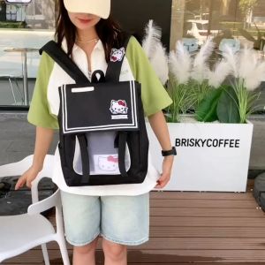 BJ62395 - BLACK/BEIGE TAS RANSEL WANITA CHIBAO FASHION KOREA CHINA IMPORT MODIS ELEGAN TERMURAH TERLARIS TERBARU BAGSTORE JAKARTA TAS BATAM ZCJ2395