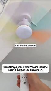 Elektrikshop Kipas Angin Plafon Lampu 2in1 Lampu kipas langit-langit multifungsi Lampu kipas remote control Mora Profan