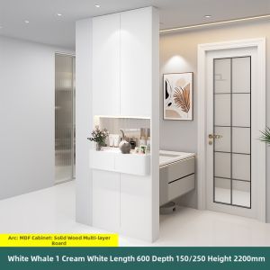 Weimei | Narrow Wall-Mounted Bathroom Storage Cabinet