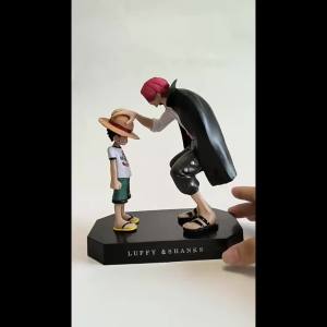 Bandai | Hot sold One Piece Anime Figure Four Emperors Shanks Straw Hat Luffy Action Figure Sabo Ace Sanji Roronoa Zoro Figurine