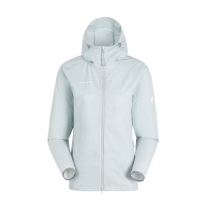 Mammut Granite Womens Comfortable Elastic Windproof Waterproof Hooded Soft Shell Jacket Outdoor Climbing Traveling Clothes