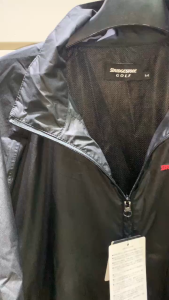 Lẻ áo mưa bridgestone đen size M 2L golf rain wear set (chính hãng 100%)