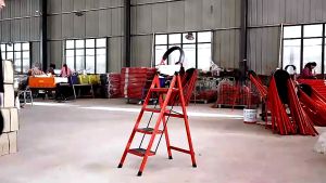 บันไดพับได้ บันไดเหล็ก มี4แบบให้เลือก 3/4/5/6ขั้น บันไดเหล็กพับได้ รับน้ำหนักได้ 80kg บันไดพับได้ บันไดอเนกประสงค์