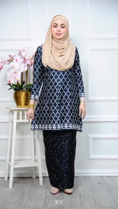 KURUNG TERATAI 2.0 | KURUNG MODEN | KAIN KIPAS BELAKANG| BAJU RAYA 2026 - Jacquard