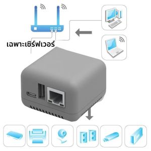 Mini NP330 เครือข่าย USB 2.0 Print Server เครือข่าย/WIFI/WIFI Cloud การพิมพ์รุ่น) การพิมพ์อุปกรณ์เสริมใหม่ 2025