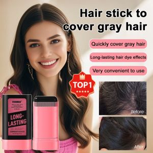 ⚡Emergency cover for gray hair⚡ Durable hair stick No hair damage Disposable hair dye  Combing and d