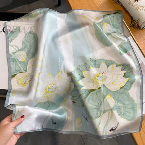 New Summer Light Silk Scarf for Mom Sun Protection