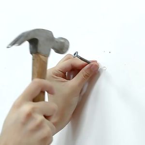 1 Pc Nail Type Self Adhesive Transparent Waterproof Wall Hook Hanger - Hangable Organizer