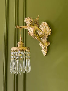 MIYUN | French South Seas Style Crystal Vintage Wall Lamp