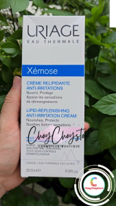 Kem Dưỡng Uriage Xemose Lipid Replenishing Cream 200mL Dạng Kem Cho Da Rất Khô Chàm Viêm Da Cơ Địa