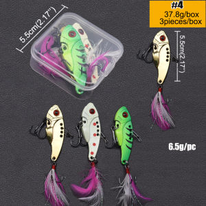 WODJYJ 1Box  3.5g 4.5g 5g 6g 7.5g 8g 10g all kinds of VIBE lure bait spoon lure wobbler fishing VIB for deep water fishes bait