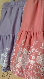 Coachella Embroidered Plus Size Skort