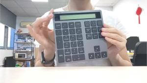 JOMAA | Slim 34-Key Portable Financial Accounting Numpad Data Entry & Calculation 2in1 Numeric Keypad for Laptop Desktop PC