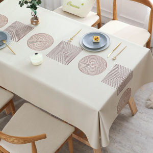 MEIFANJU | Wash-free Oilproof Waterproof Heat-Resistant Luxury Tablecloth