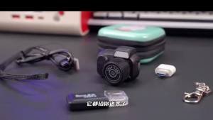 กล้องจิ๋ว HLINKEY ที่มีหน้าจอในร่มกลางแจ้งในบ้านกีฬา HD 1080P แบบพกพาเครื่องบันทึกกล้องถ่ายวิดีโอขนาดเล็กมากแบบย้อนยุคการ์ดสนับสนุน TF