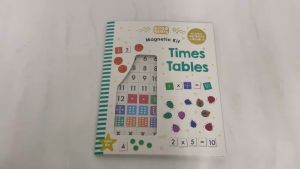 Learn Times Tables Magnetic Kit Educational Gold Stars Activity Book Kit for School Kids (Age 6+) With Magnets & Magnetic Board