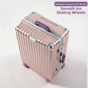 MANLVSHI | Aluminum Frame Luggage Suitcase