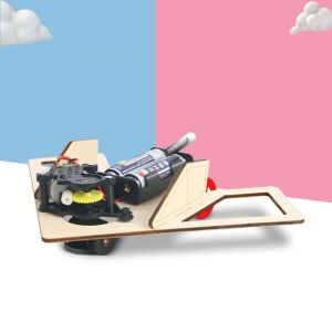 DIY Obstacle Avoidance Car Robot Scientific Production of Elementary School Students Puzzle Handmade Experimental Toys