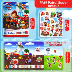 Washable Reward Stickers 3D Cartoon Peppa Pig Gel Stickers