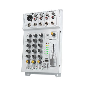 Car Audio Mixer 4 Band EQ Professional Automotive Sound Mixing Console 12V Audio Processor USB Audio Play
