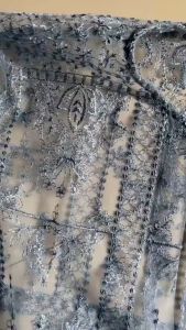 Long Cardigan Outer Pesta Brukat Tile Etnik