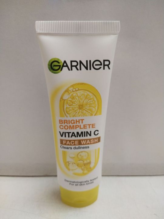 Garnier Bright Complete Foam 50g Vitamin C + lemon Face wash Clear Dullness anti bacterial