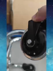 BERGARANSI NAIERDI Roda Kursi Putar Kantor tancap karet dapat 5 PCS Rollerblade Caster 11mm Caster