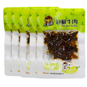 [Yu Li Hui] Chongqing Specialty Snacks Beef Jerky Beef Jerky Pickled Peppers Flavor G Spicy Cumin