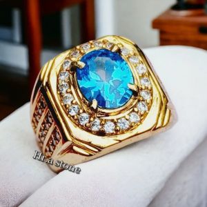 CINCIN BATU BLUE TOPAS HIGH QUALITY