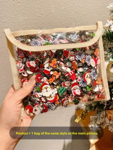 NING ZHOU | Christmas Cartoon Badge Brooch Accessories