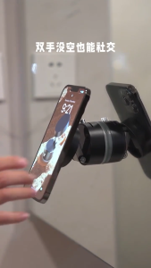 Premium Phone Support  Lazy Live Adjustablefordable  Mobile Phone Holder  With  Rotatable  Magnetic Suction Cup