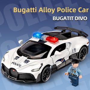 Large Police Car Model Toy