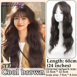 Topper With Hair Bangs Synthetic Hair Clip In Hair Extensions For Daily Use Hair Accessories