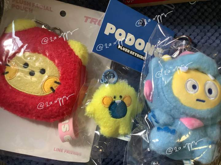 OFFICIAL LINE FRIENDS TRUZ TREASURE DRAGON HIKUN POUCH LAWOO