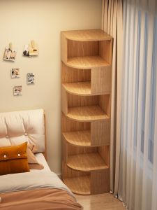ZHUOHE | Corner Bookshelf Cabinet