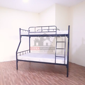 Ranjang Tingkat Besi |Ranjang Susun Minimalis |Kasur Tingkat BB|90/120
