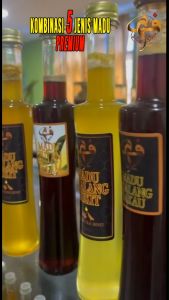 [FadliMaliki] Set Kombinasi 5 Jenis Madu Premium Liar Raw Honey - 5 Botol