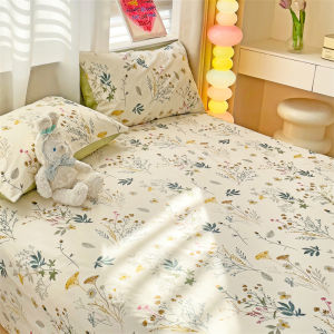 Violet | Bộ Đồ Chăn Ga Gối Cotton In Mới 100% Cotton